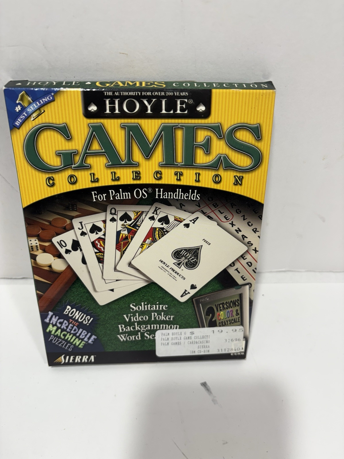 Lot Of 2 Games – Hoyle Games Collection Sierra – Palm OS + Texas Hold Em MDM