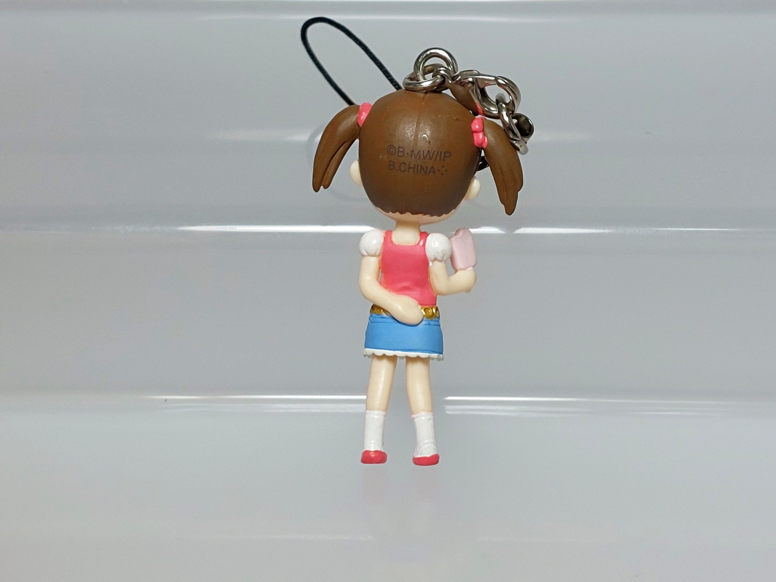 Ichigo Mashimaro Matsuoka Miu (Blue Skirt) Figure Strap Bandai T05 1.8in
