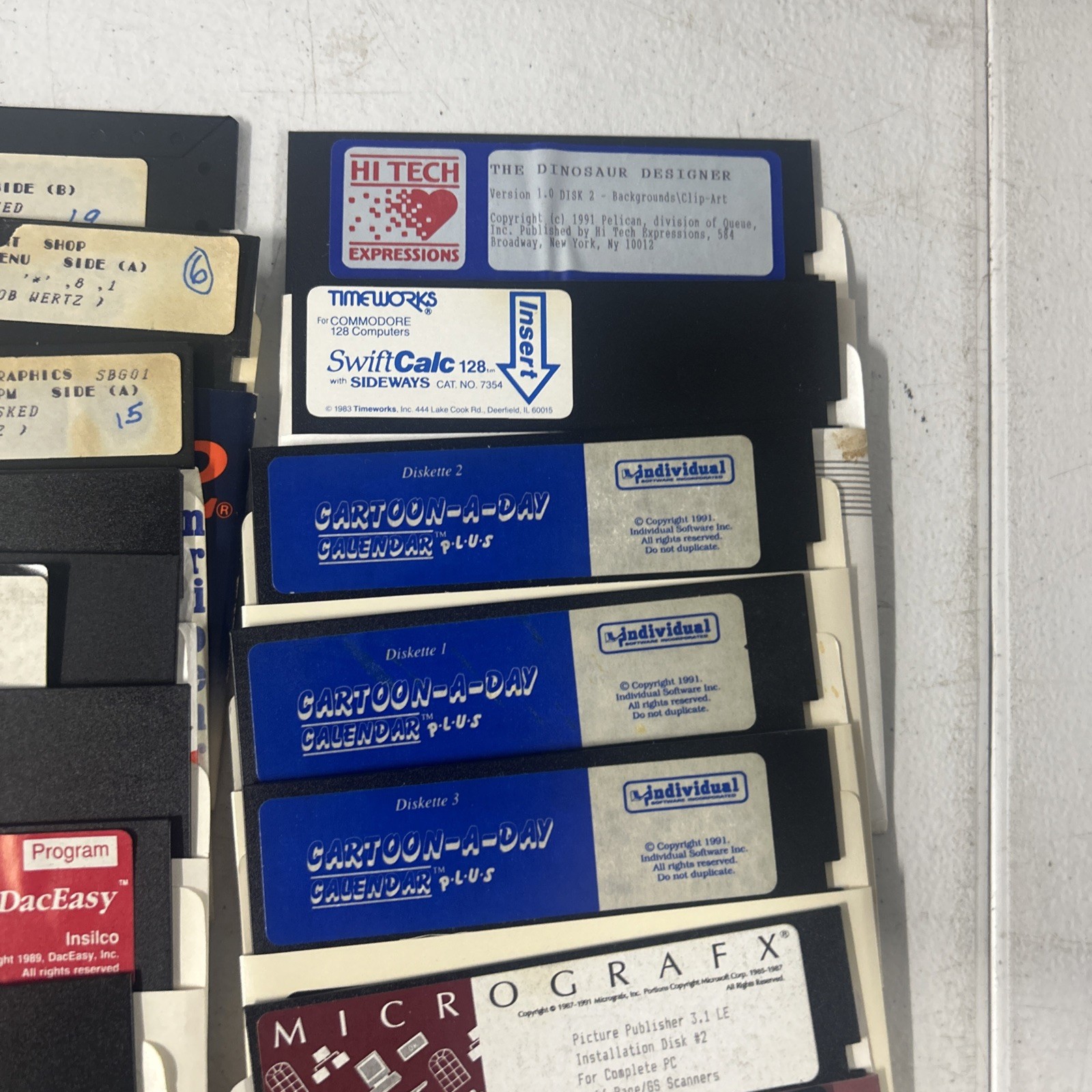 Commodore 64 Floppy Disks With Games Selling As Is for Blank Disk LOT Of 60