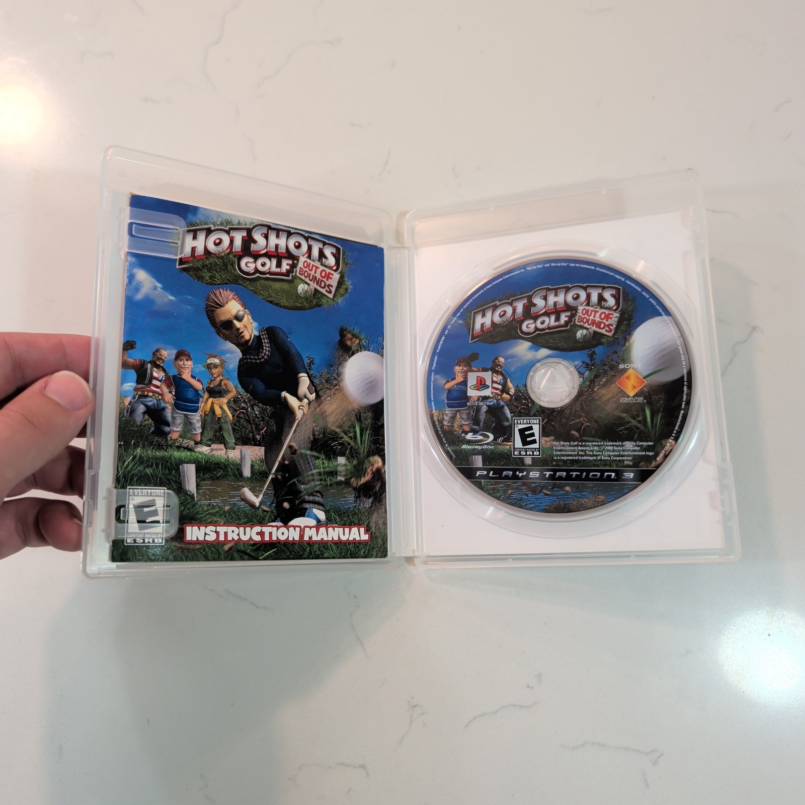 Hot Shots Golf: Out of Bounds (PlayStation 3, 2008) PS3 W/ Manual+ Registration