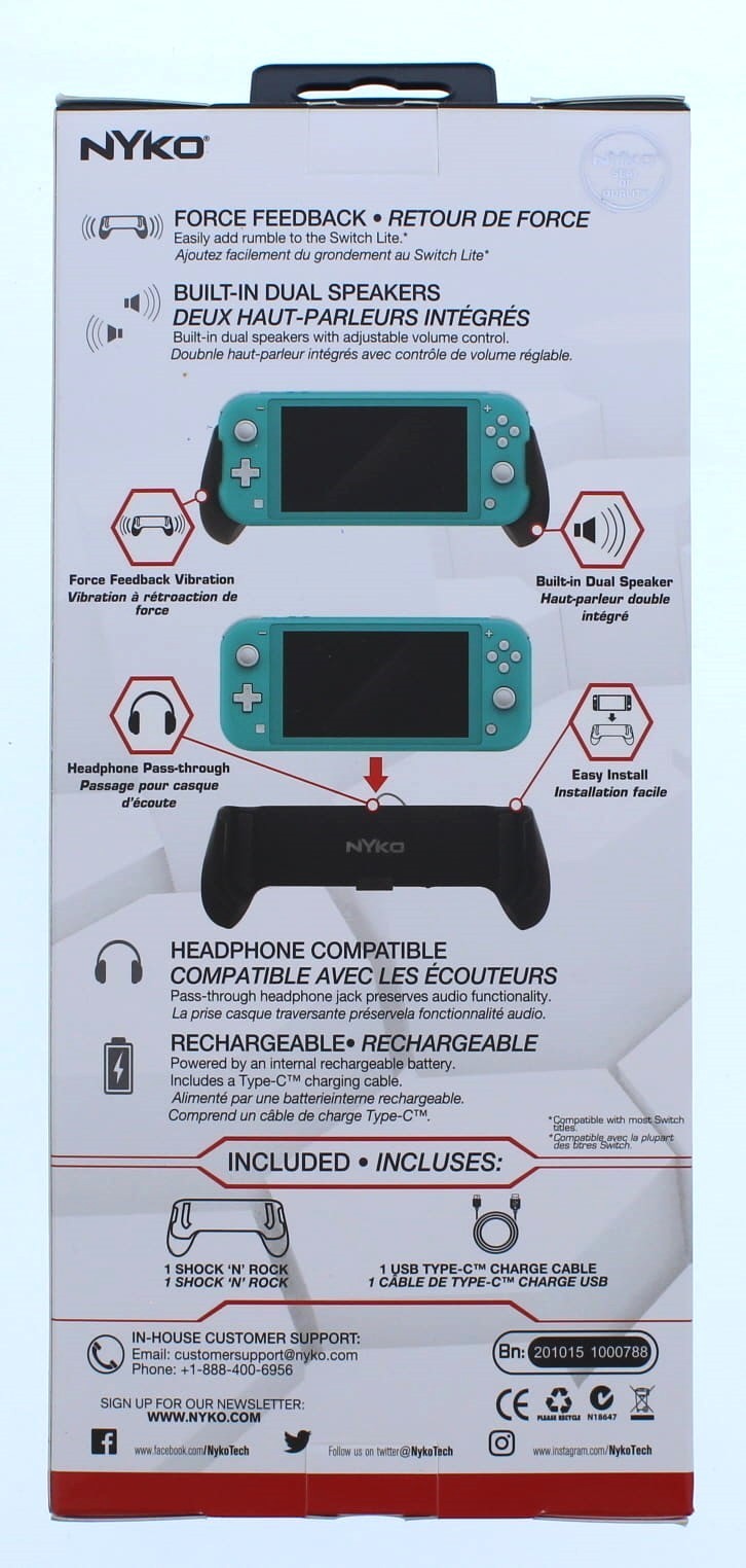 Nyko Shock ‘N’ Rock Console attachment for Nintendo Switch Lite