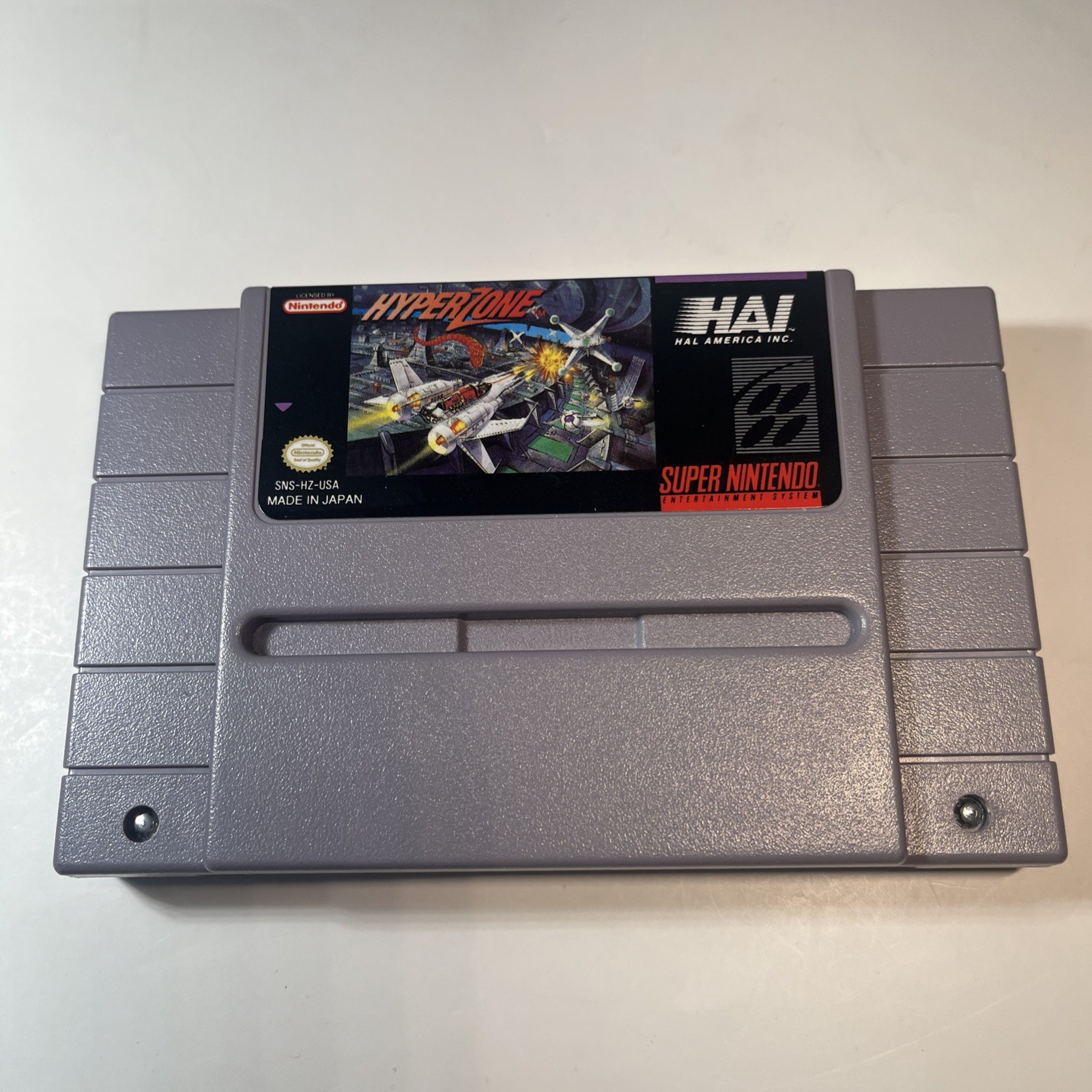 HyperZone (Super Nintendo Entertainment System, 1991) Loose CartTested & Working