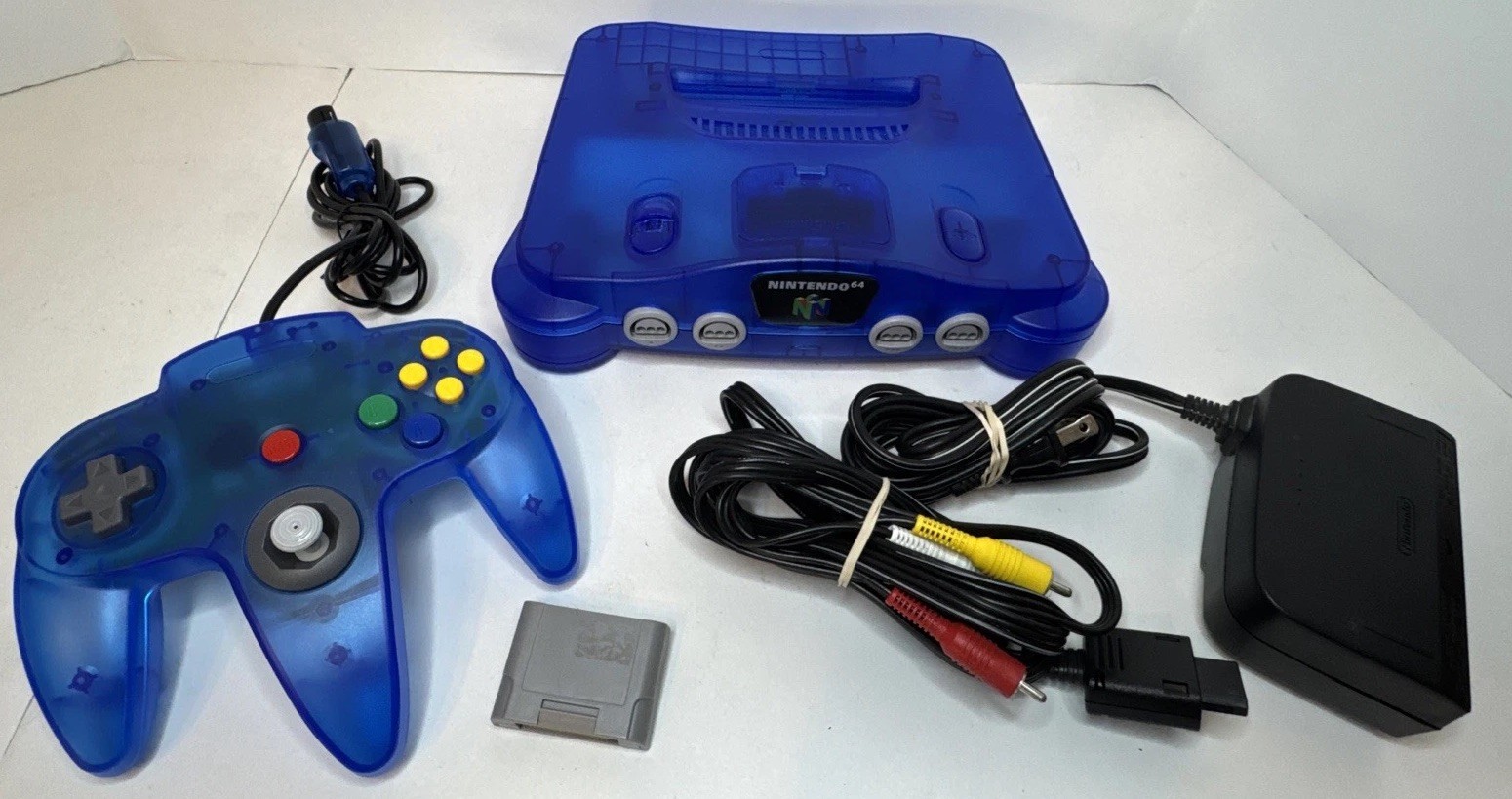 N64 Funtastic Translucent BLUE Nintendo-64 Gaming Console