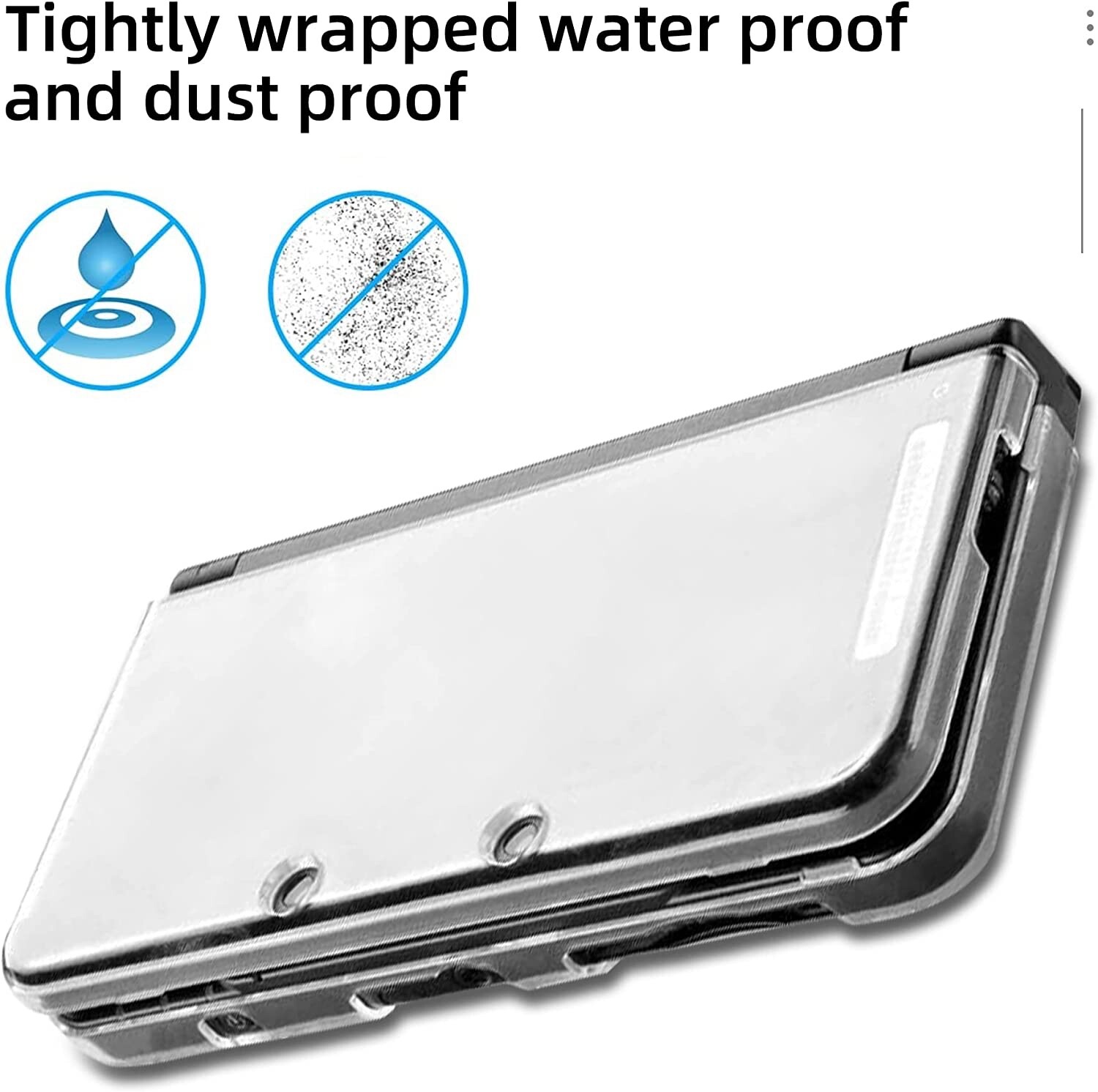 Ultra Clear Crystal Hard Protective Shell Case for 2015 Nintendo New 3DS XL LL