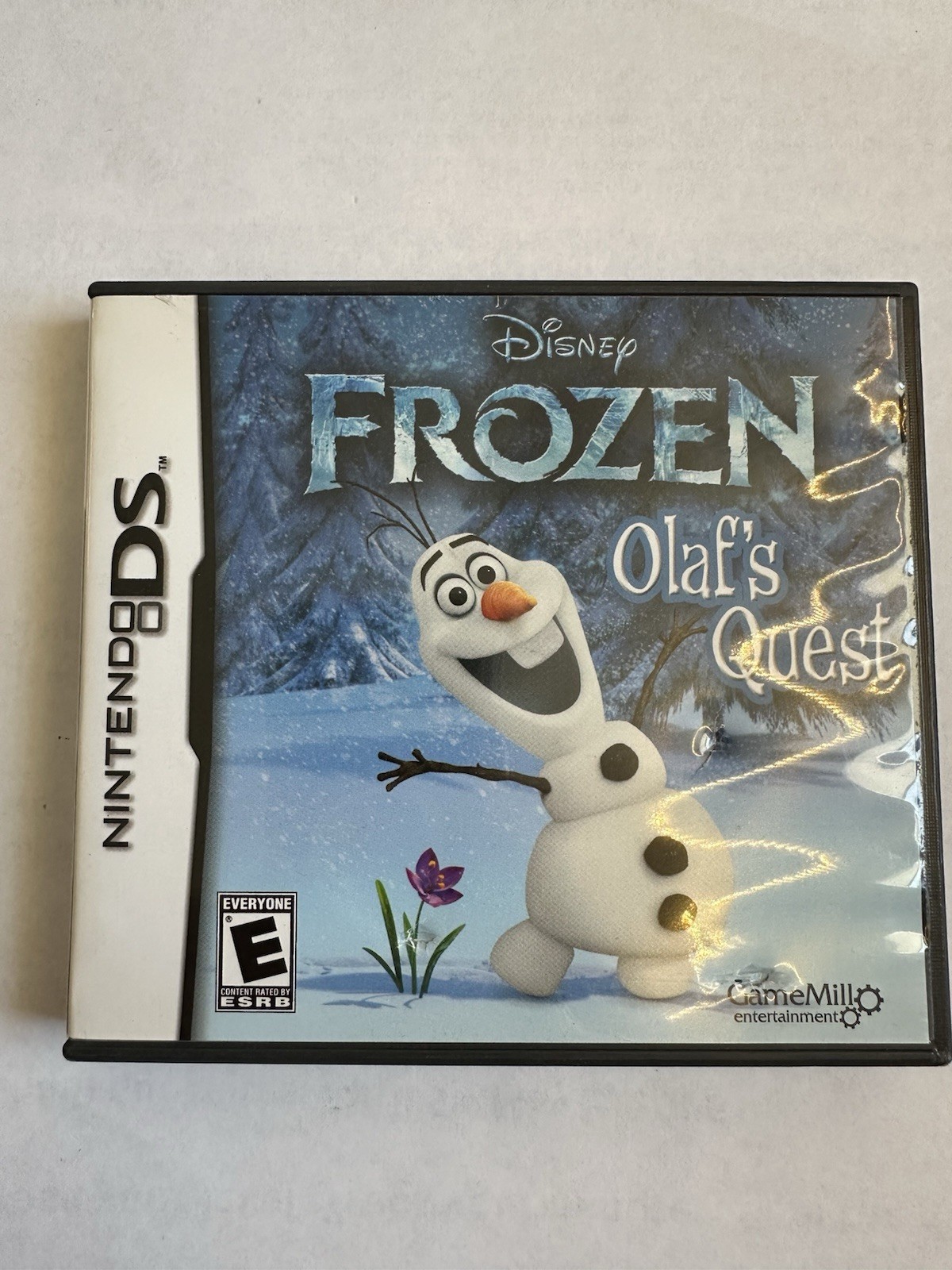 Frozen: Olafs Quest Nintendo DS CASE AND MANUAL ONLY NO GAME AUTHENTIC!