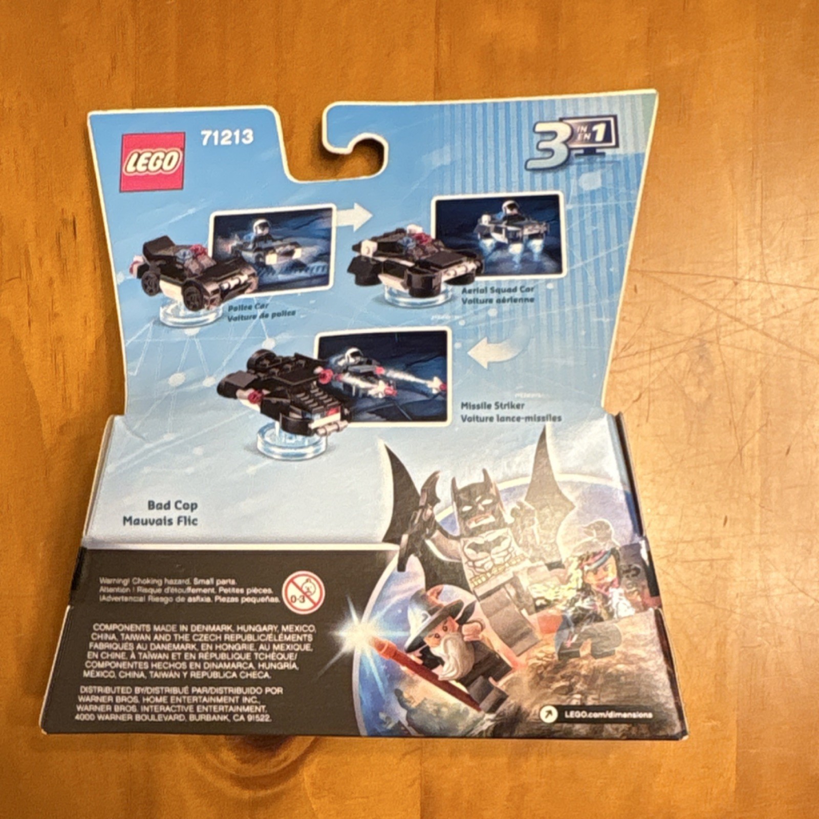 LEGO Dimensions Fun Pack 71213 Bad Cop 3-in-1 Build Character Figure