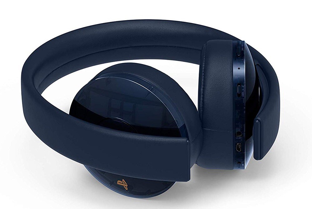 New SONY PlayStation Gold Wireless 7.1 Headset 500 Million Limited Edition PS4