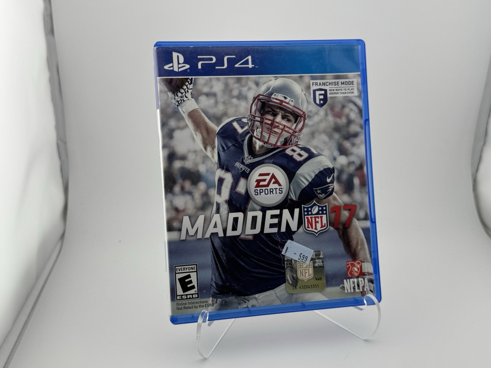 PS4 Game Lot w/ Cases: Madden NFL 17 & 22, Overwatch Origins, MK11, Burnout