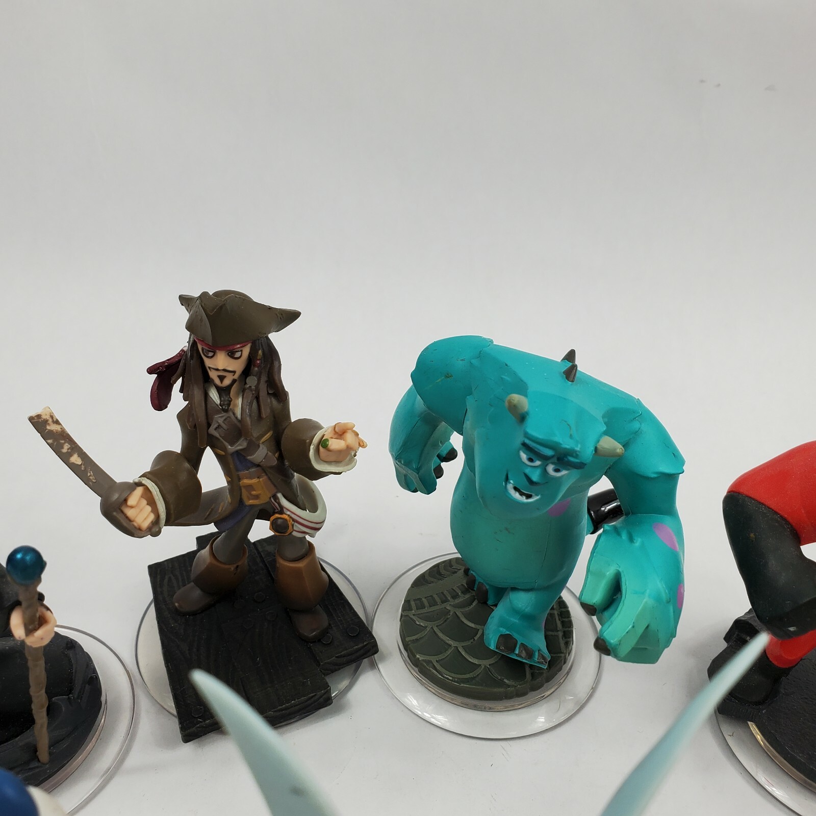 Disney Infinity Figures Lot of 9 Merida Tinkerbell Stitch Hiro Donald Duck Etc
