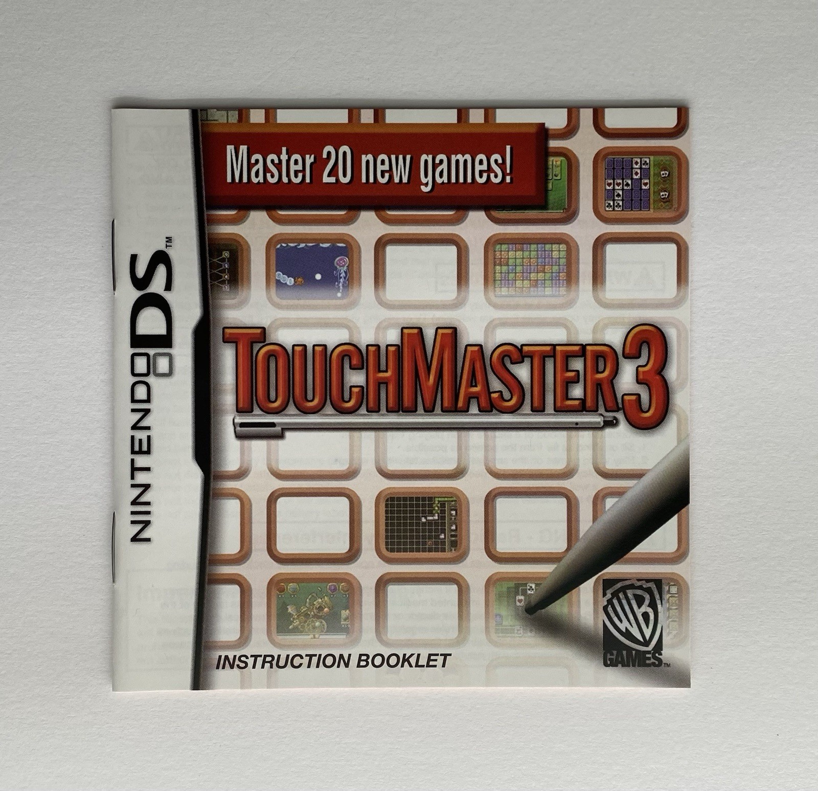 Nintendo-DS-2009-TouchMaster 3-No Game-Yes Manual-Yes Box-Give Your Game A Home-