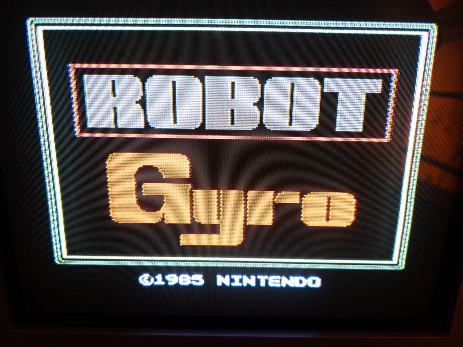 1985 Gyromite NES MATTE STICKER SEAL Hang-Tab NO CODES 1st BOX Nintendo TESTED!