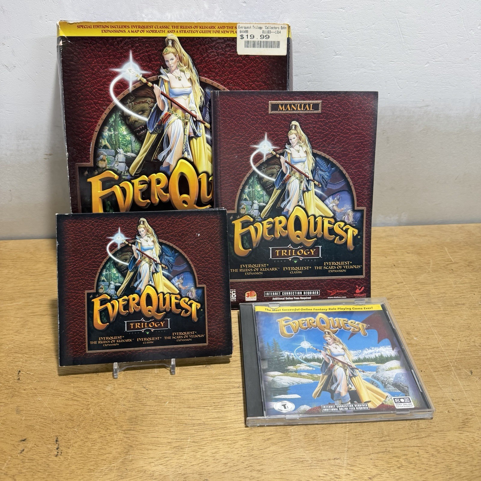 EverQuest Trilogy: Special Edition PC Complete In Box + Everquest Playe’s Guide
