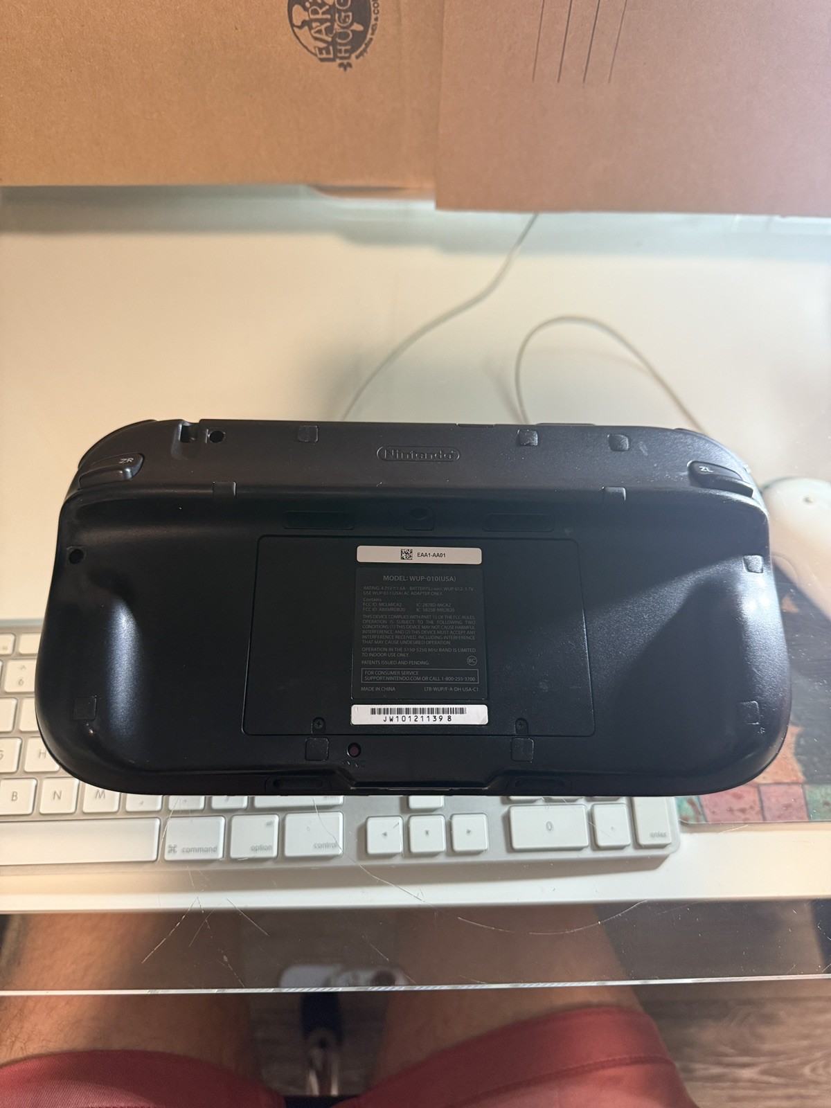 Nintendo Wii U WUP-010 Gamepad with Charging Dock TESTED WORKING READ DESC.