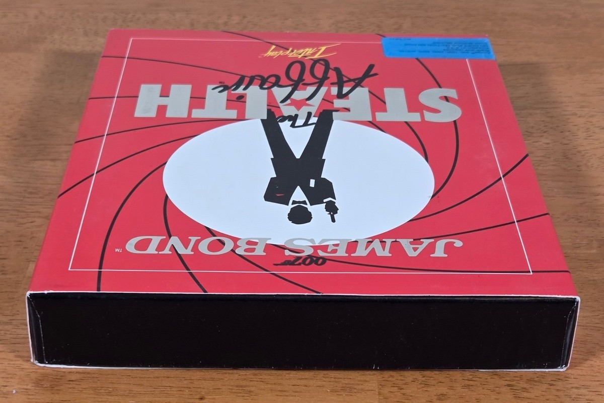 James Bond Stealth Affair Interplay Commodore Amiga Big Box Game Complete CIB