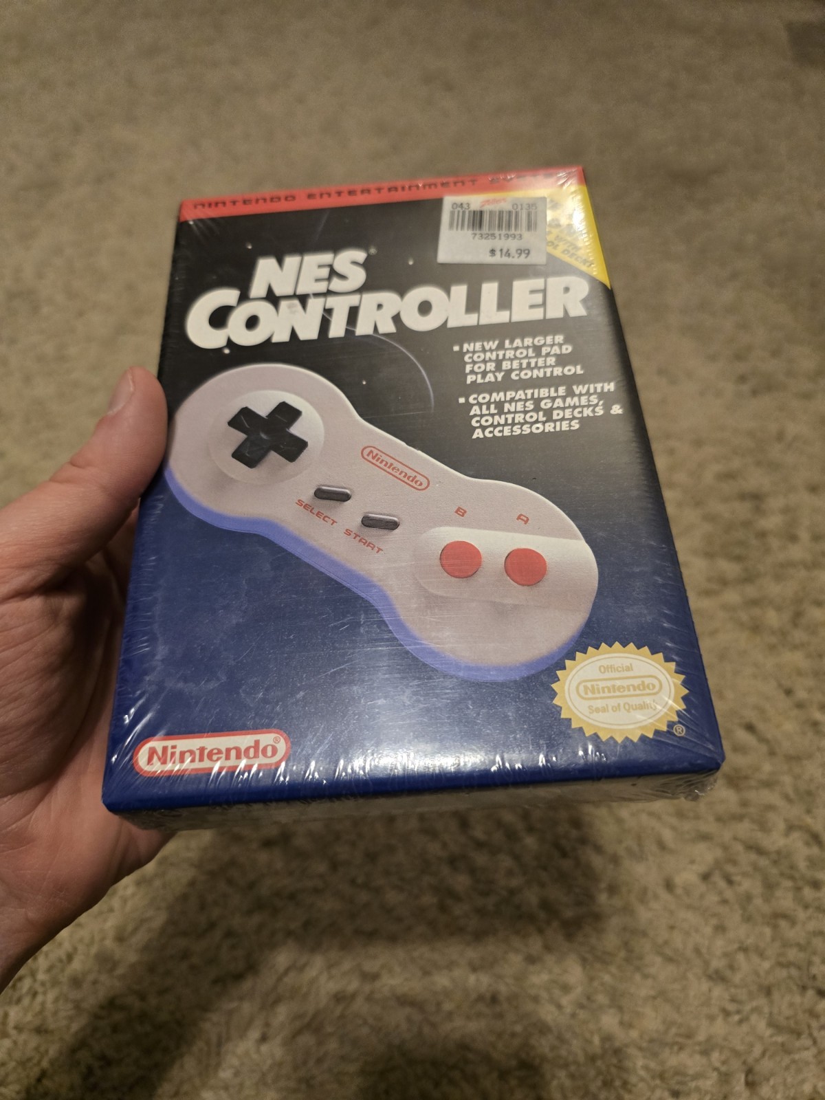 SEALED Nintendo NES Dogbone Controller OEM Sealed New NES-039 Japan Authentic