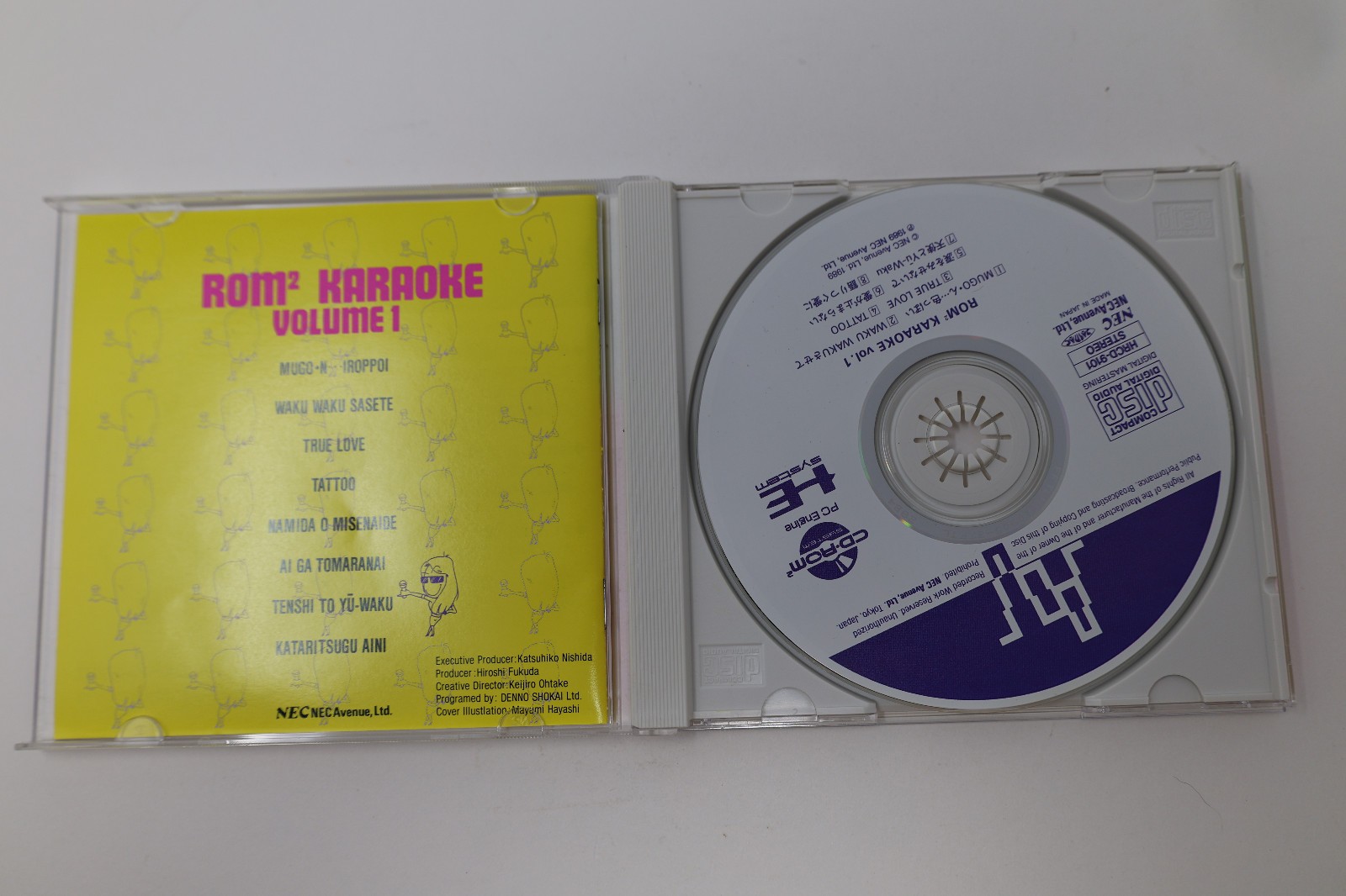 ROM KARAOKE VOL 1 PC Engine CD ROM Japan *US Seller* *Works*