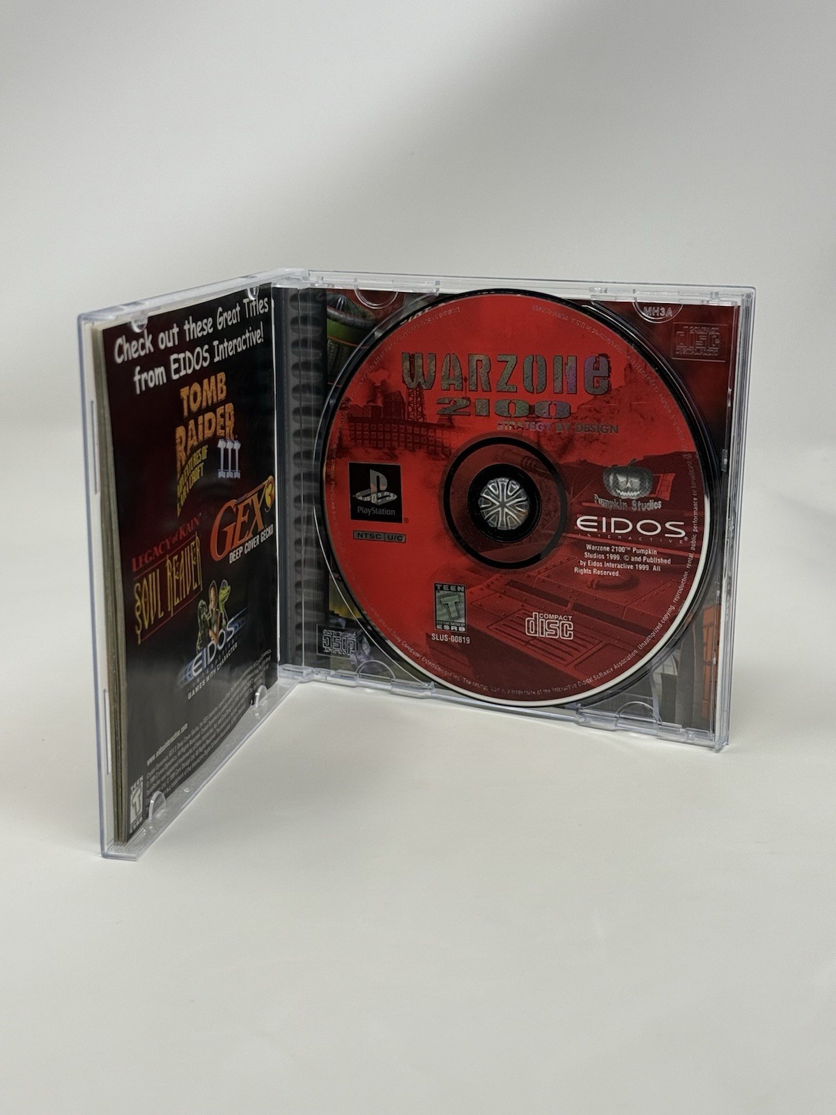 Warzone 2100 PS1 PlayStation 1 Complete CIB + Reg Card Mint Disc Tested Working