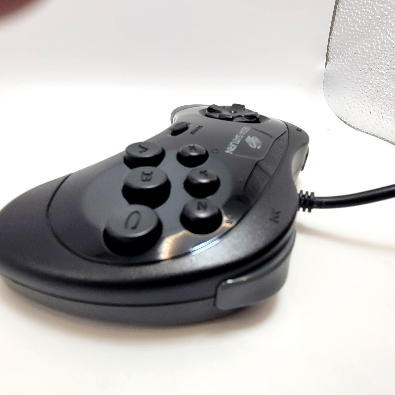 Retro-Bit Official Sega Saturn Controller For Sega Saturn Original Port 6E