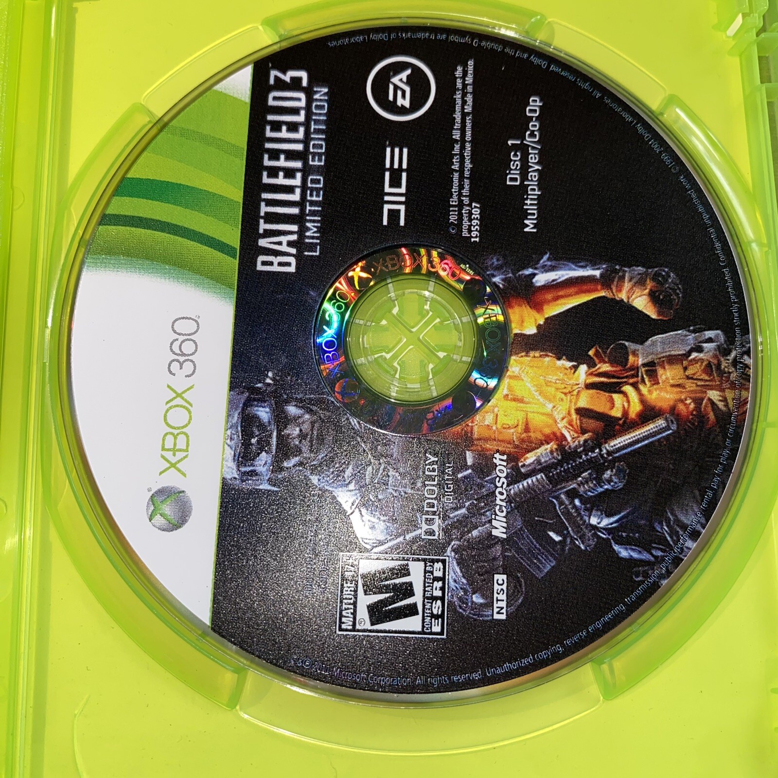 Xbox 360: Battlefield 3 – Limited Edition See notes