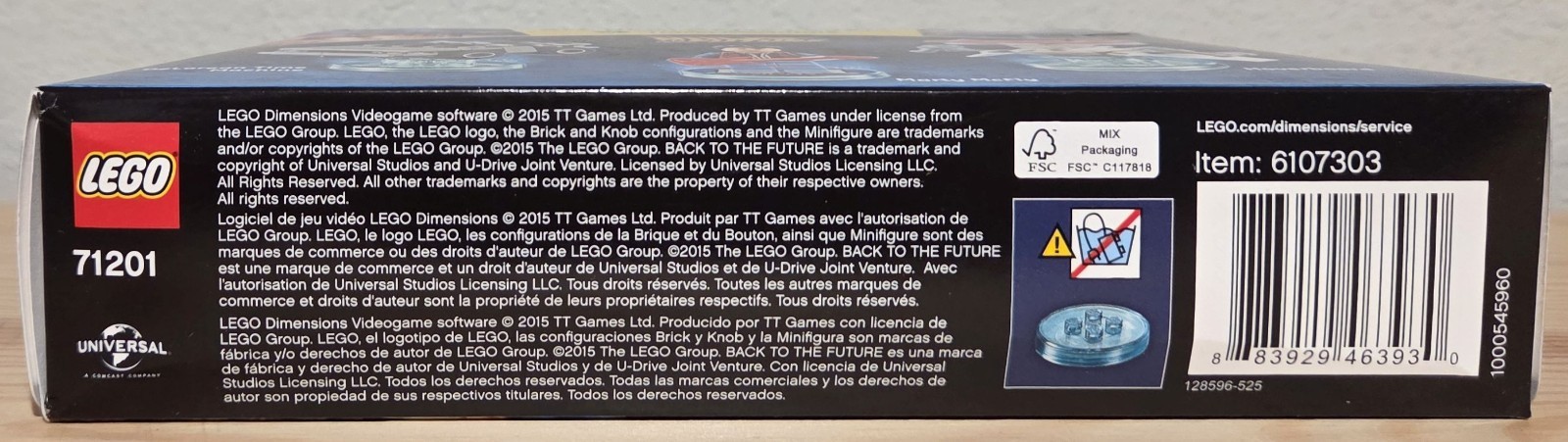 LEGO 71201 – Dimensions Back to the Future Level Pack Factory Sealed