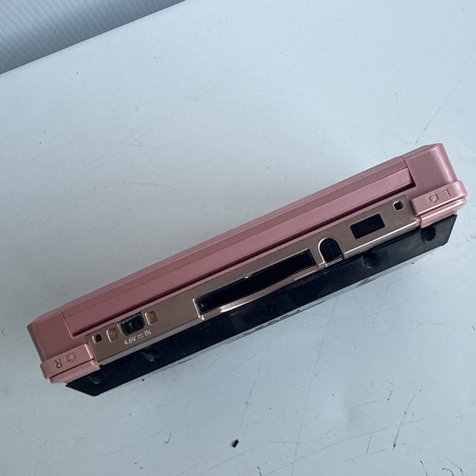 Nintendo 3DS Pearl Pink Handheld System Tested Working No Games No Charger READ