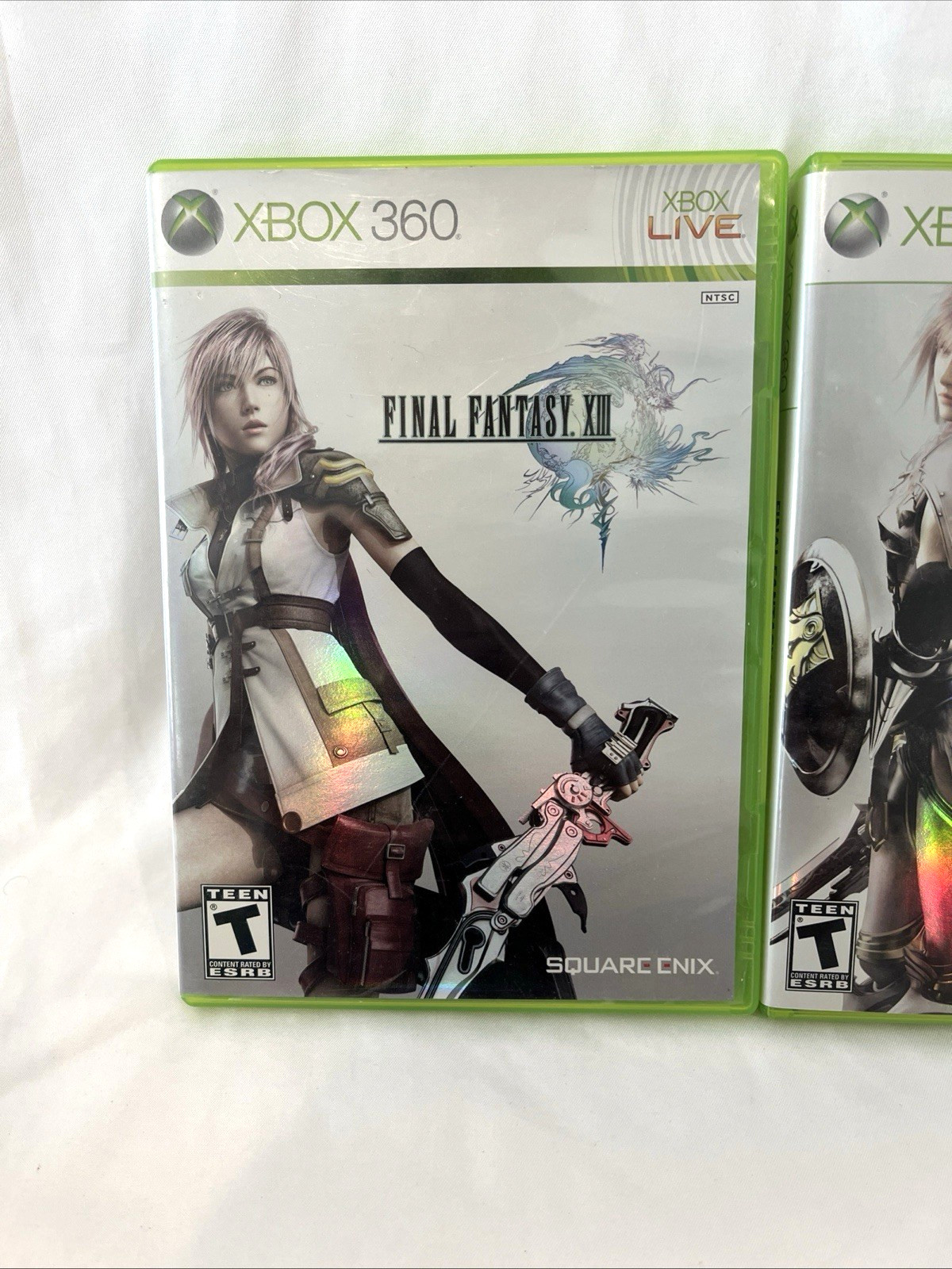 Final Fantasy XIII & XIII-2 Xbox 360 CIB w/Manuals & Discs Works