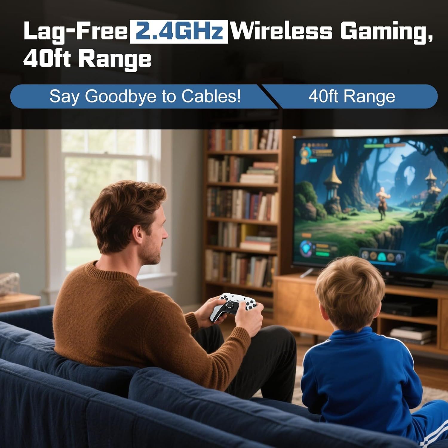 Retro Game Console with 20,000+ Games, 4K HDMI, and Wireless Controllers