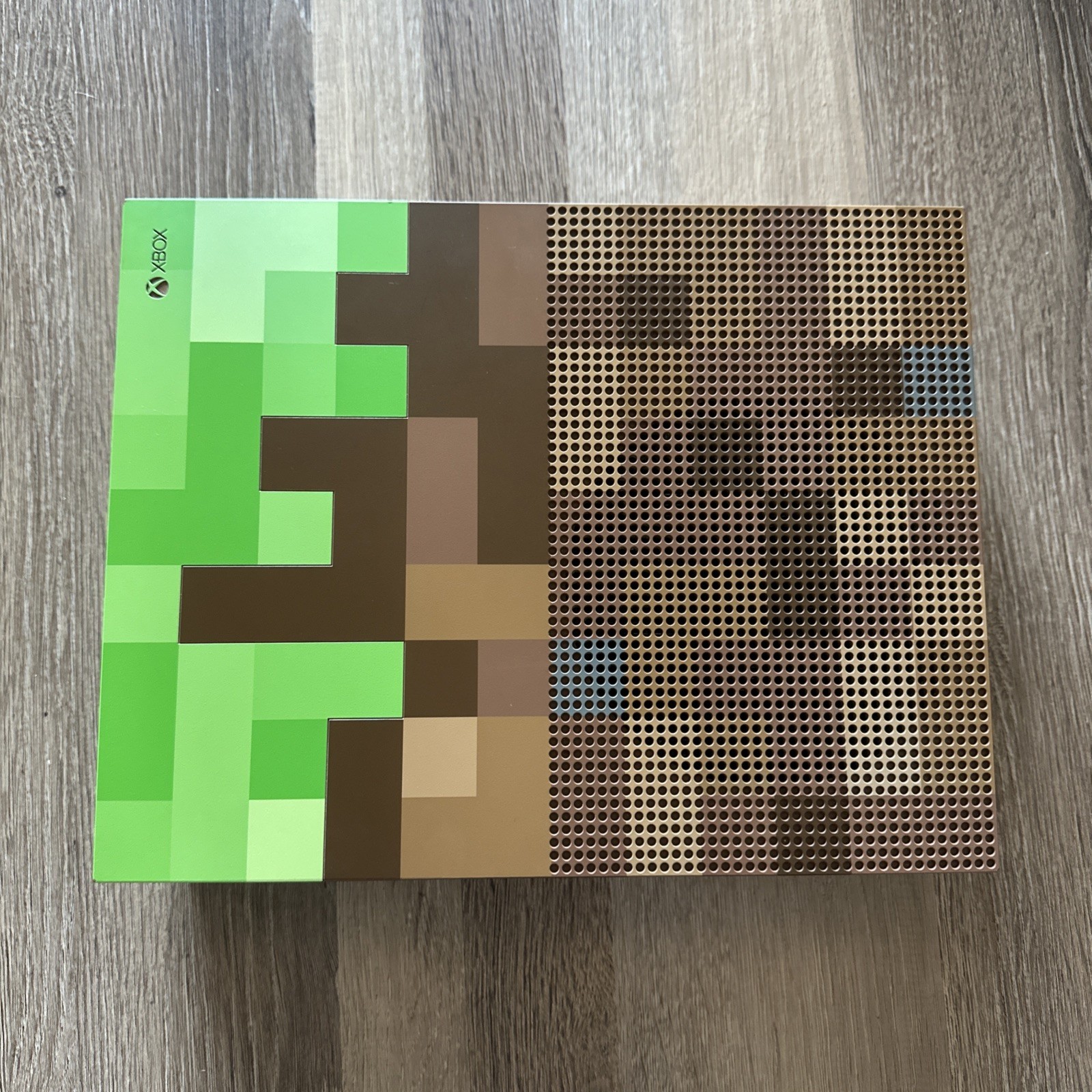Microsoft Xbox One S Minecraft Limited Edition 1TB Green & Brown Console Only