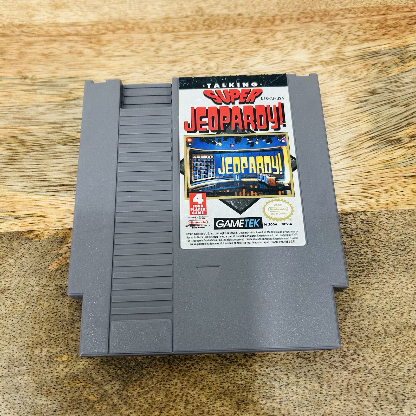 Talking Super Jeopardy NES Good Condition Vintage Collectible In Box