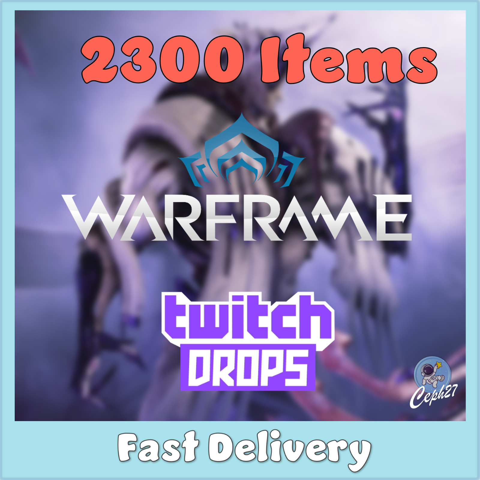 Warframe Twitch Drops – Sevagoth + Saryn + Baza + 35 Forma + More – 2300 Items