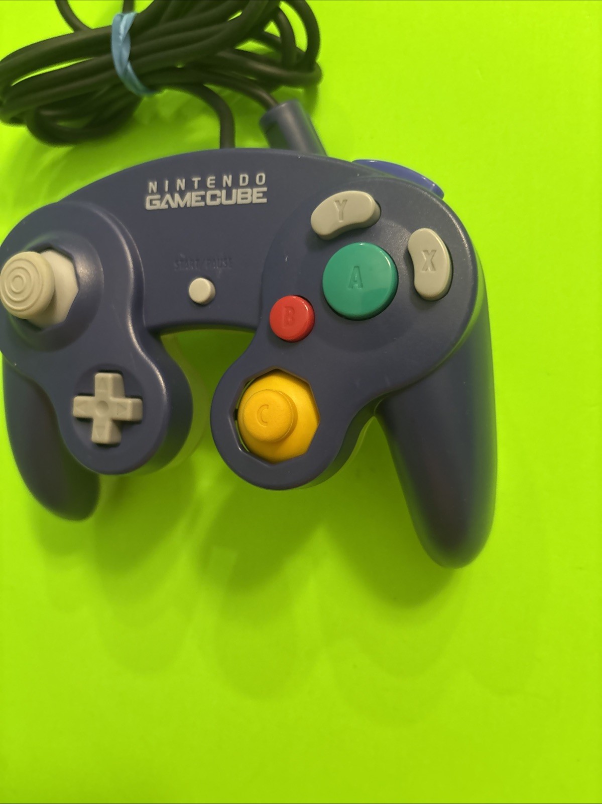 Nintendo GameCube Indigo Purple & Clear Back Controller DOL-003