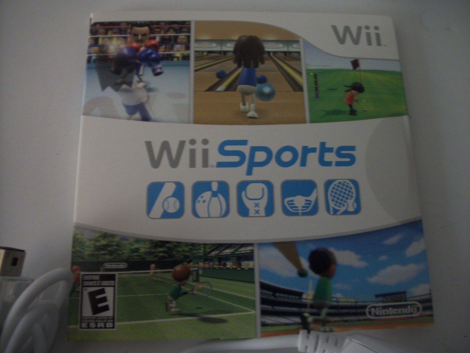 Nintendo Wii Sports Home Console Complete in Box Great Condition! USED ONE TIME