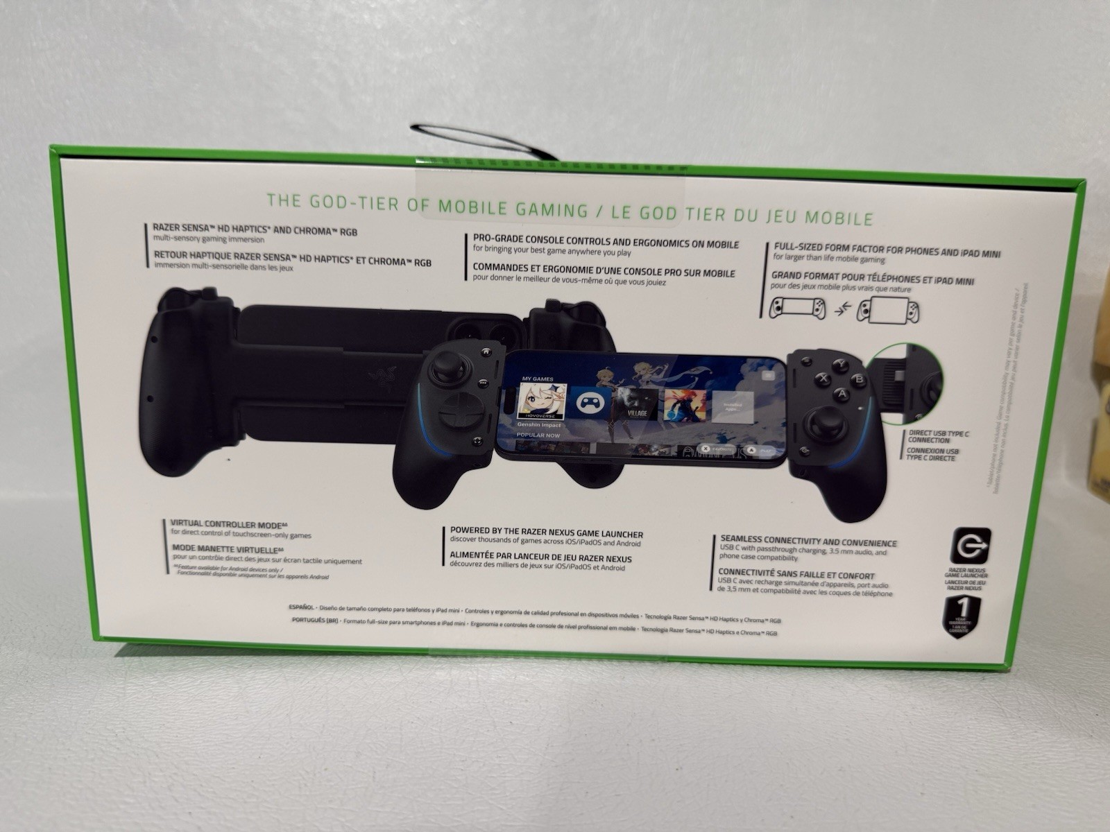 ONE – New Razer Kishi Ultra Mobile Gaming Controller For Android & Apple iPhone