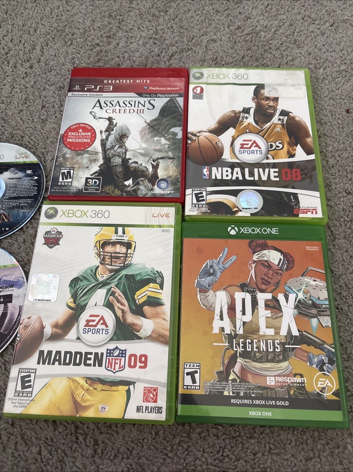 Lot Of 6 Random Games