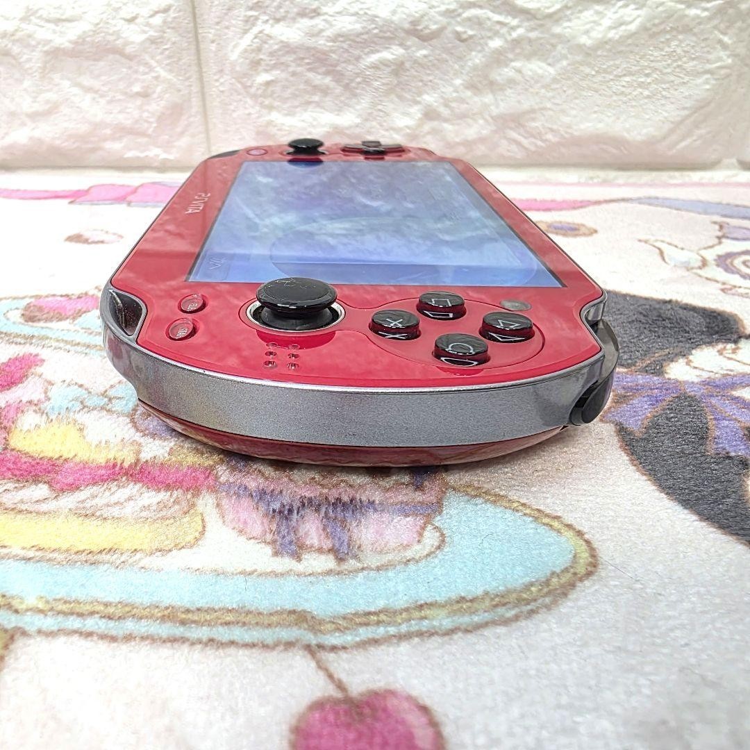 Near mint SONY PlayStation Vita Wi-Fi Model Cosmic Red Limited Edition PCH-1100
