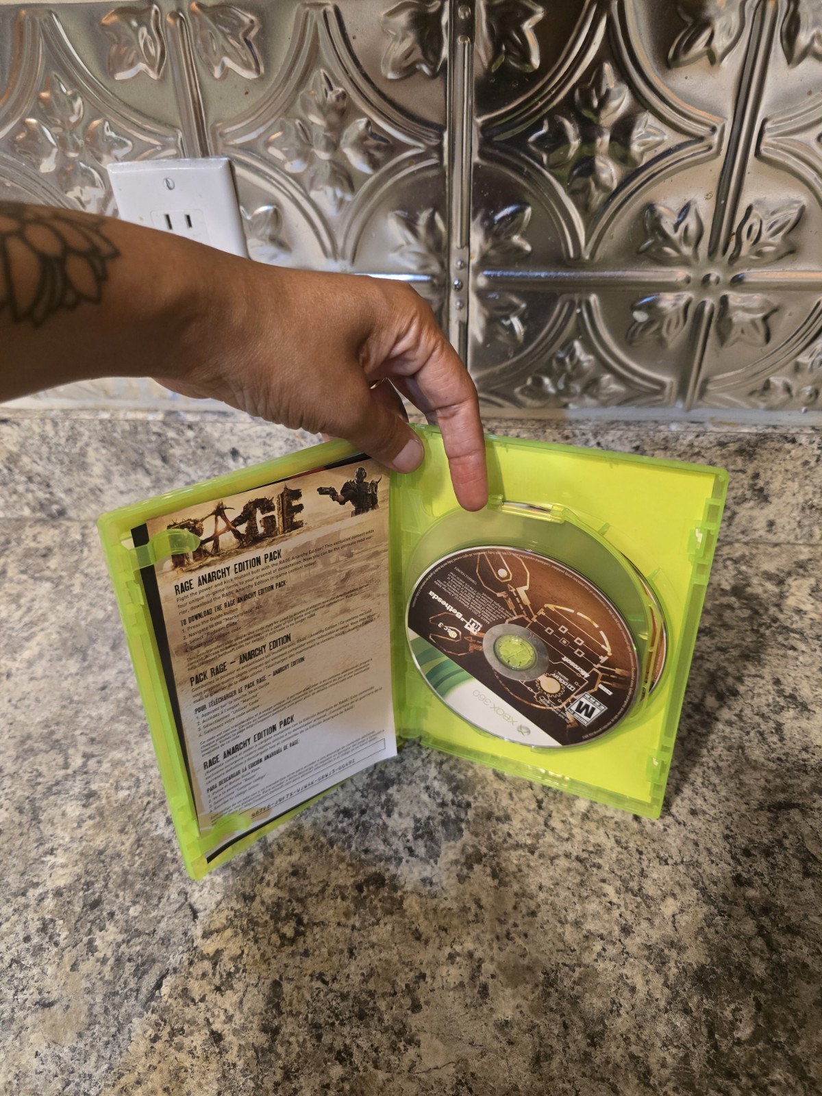 Rage (Microsoft Xbox 360, 2011, 3-Discs) Anarchy Edition – Includes Manual