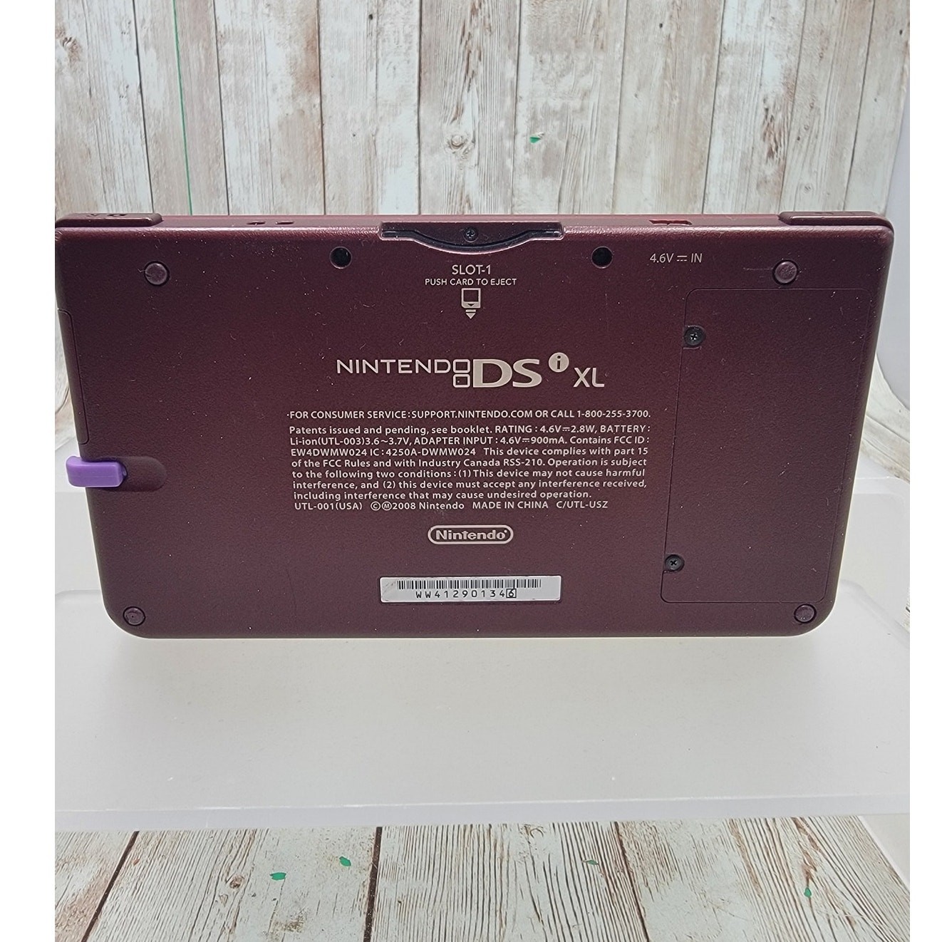 Nintendo DSi XL Burgundy Handheld Console Touchscreen 256MB NTSC-U/C (USA)