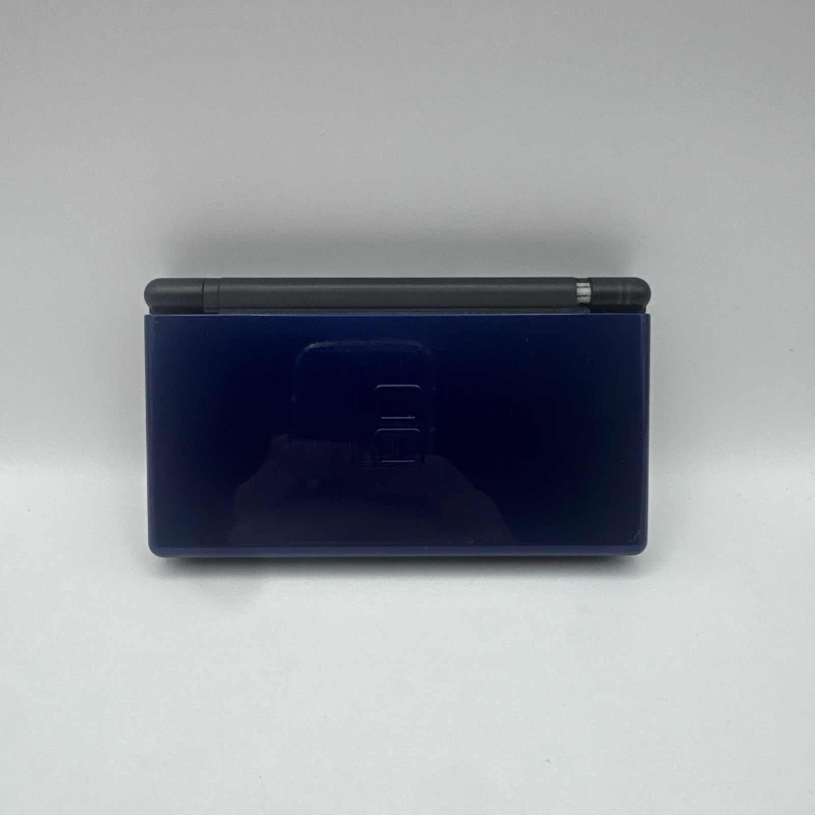 Nintendo DS Lite Handheld System Cobalt Blue Black Broken Hinges TESTED WORKS