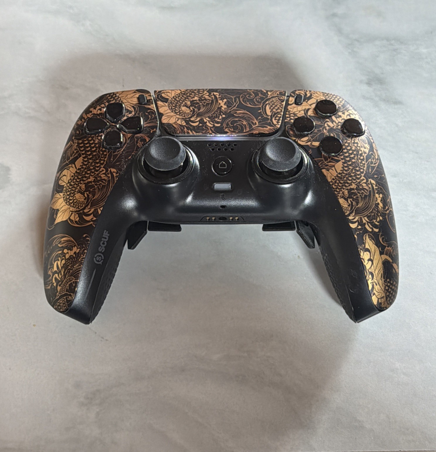SCUF Reflex PS5 Controller Black/Gold Programmable Buttons, Mouse Triggers