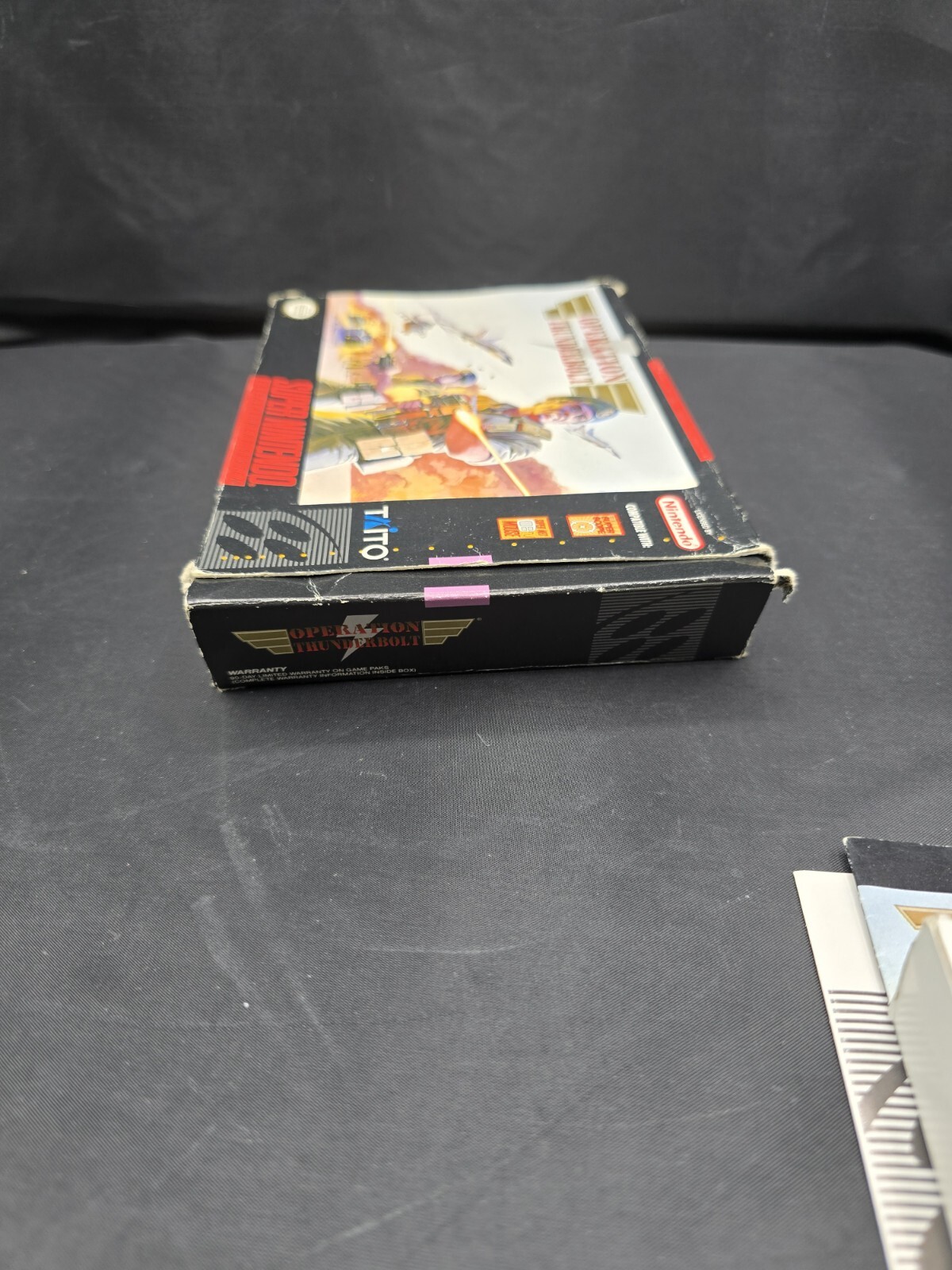 Operation Thunderbolt (Super Nintendo 1994) SNES Complete CIB Manual Authentic