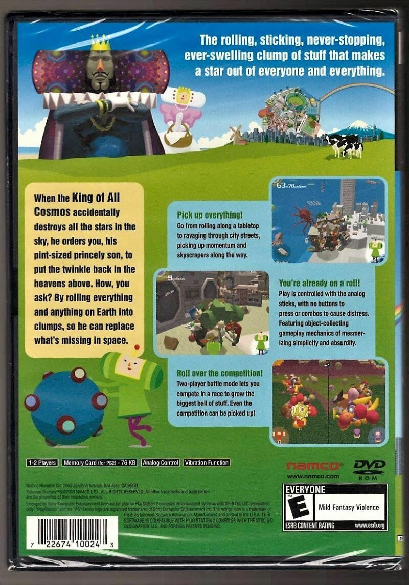 Katamari Damacy PS2 (Brand New Factory Sealed US Version) Playstation 2