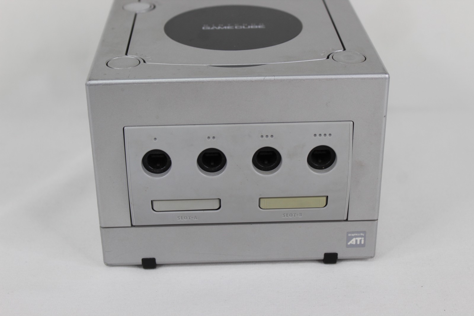 Nintendo Gamecube Console Platinum Silver Model DOL-101(USA) Bundle Game Memory