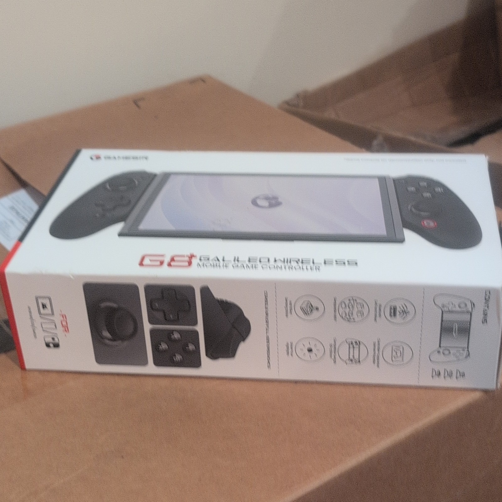 GameSir G8 Galileo Wireless Mobile Controller for Android iOS Smartphone, Black
