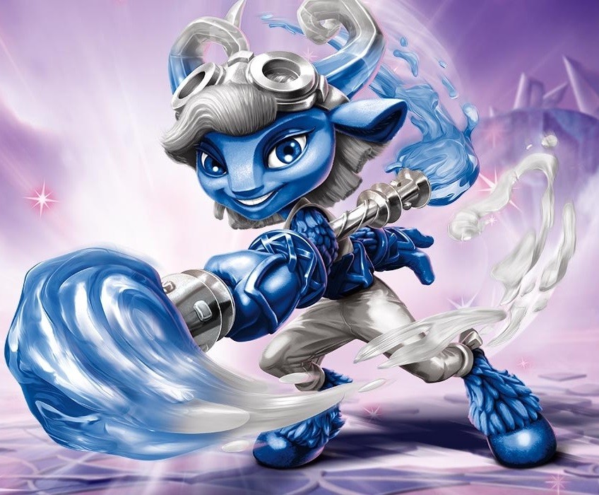 Skylanders Superchargers Power Blue Set Of Four NFC Cards Splat Gold Rusher +++