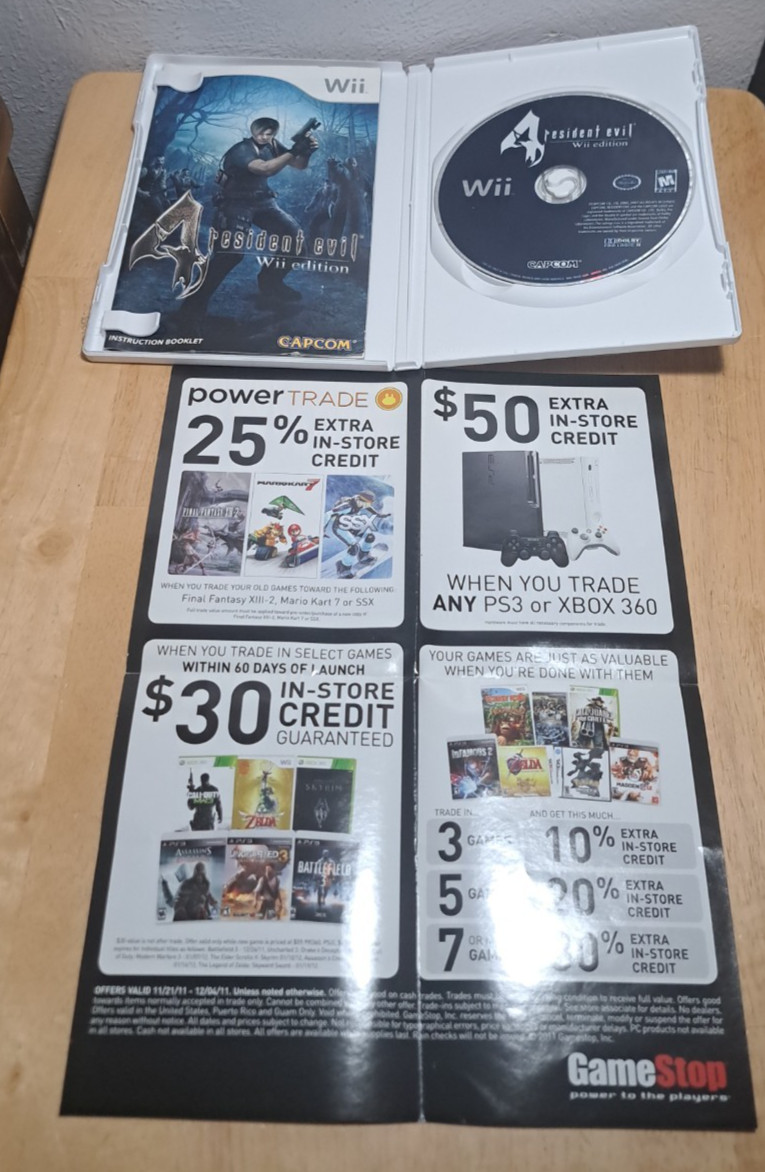 Resident Evil 4 Wii Edition Nintendo Wii Complete
