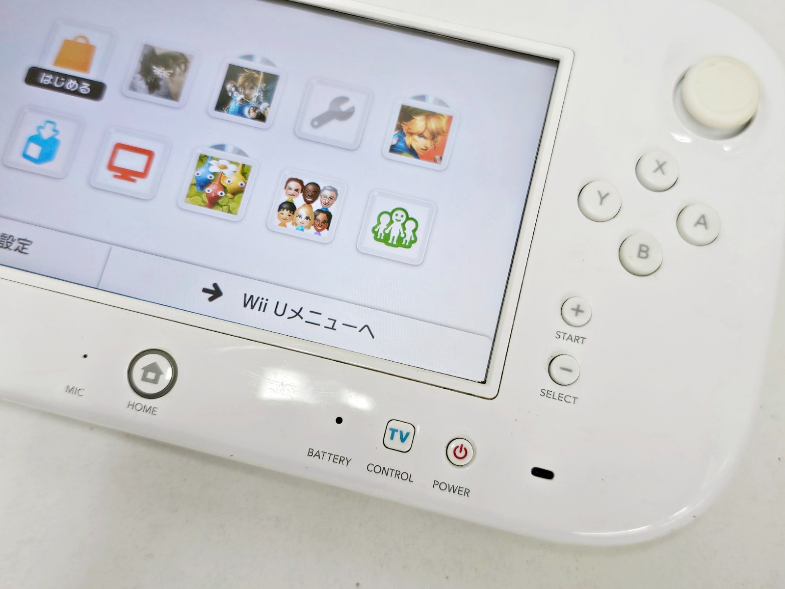 Nintendo Wii U Game Pad White WUP-010(JPN) 437