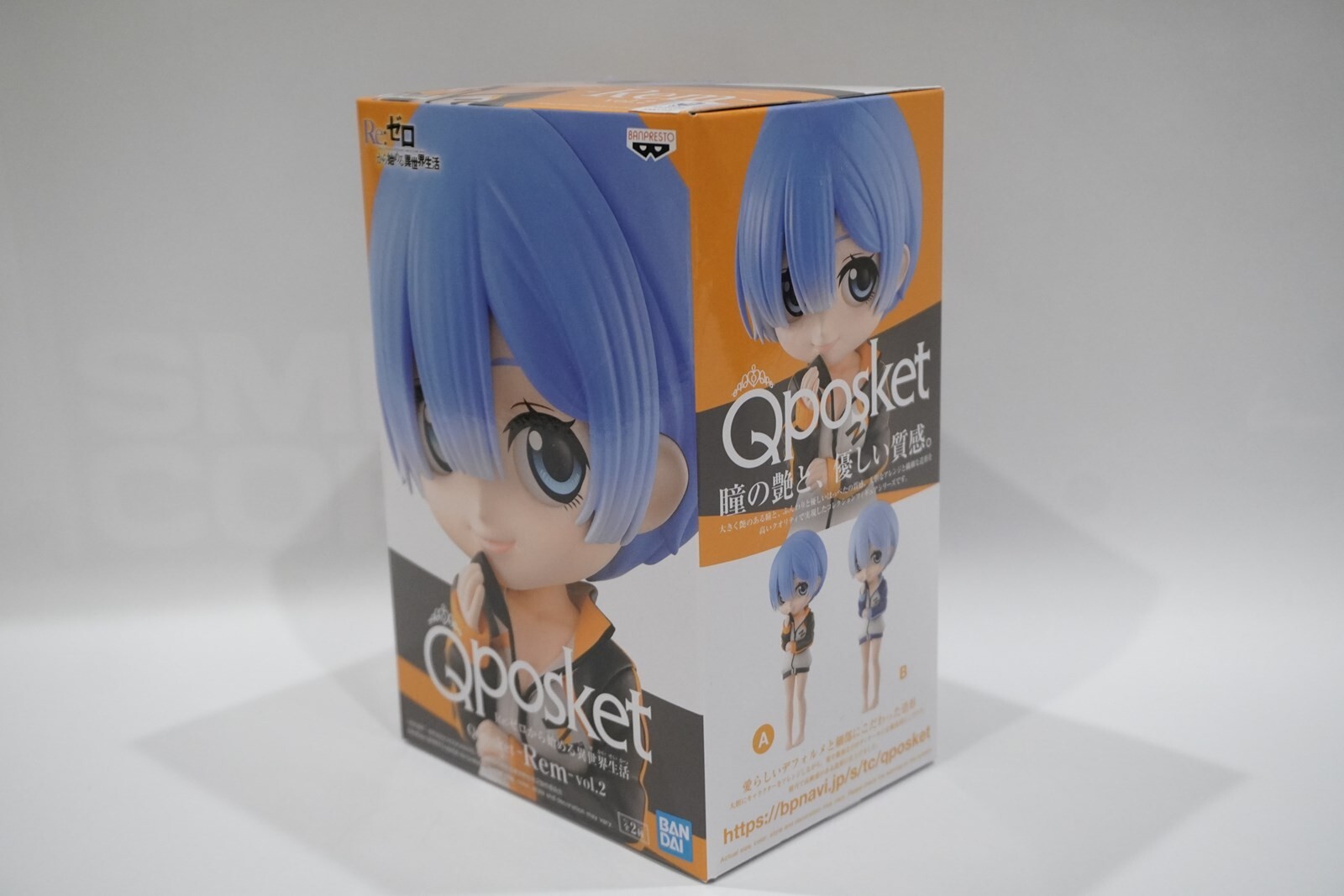 Re:Zero Q Posket Action Figure REM VER. A New Banpresto 18070 NEW SEALED NIB e7