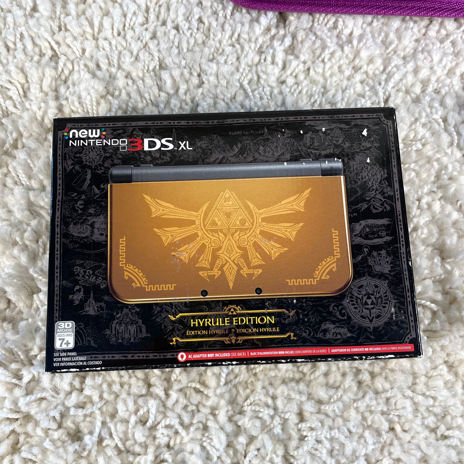 Nintendo New 3DS XL Zelda Hyrule Edition Handheld System RED-001 Complete in Box