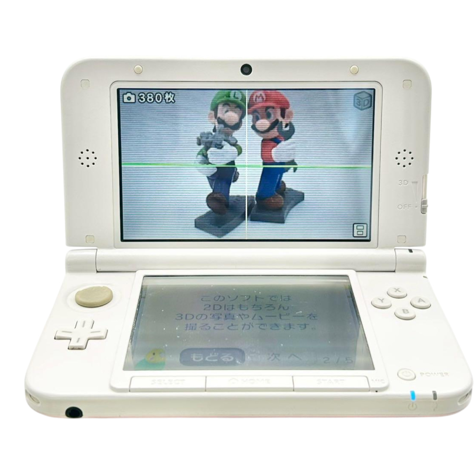Nintendo 3DS XL Pink White Console Boxed Tested IPS Top Screen Japan