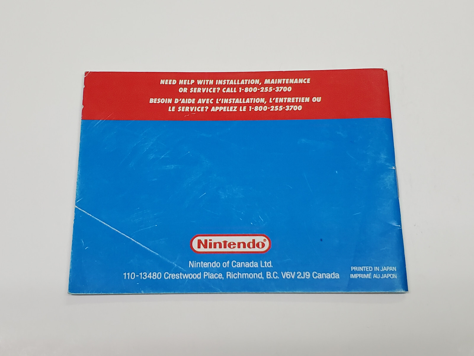 Kirby’s Dream Land Nintendo Game Boy Box & Manual *tear